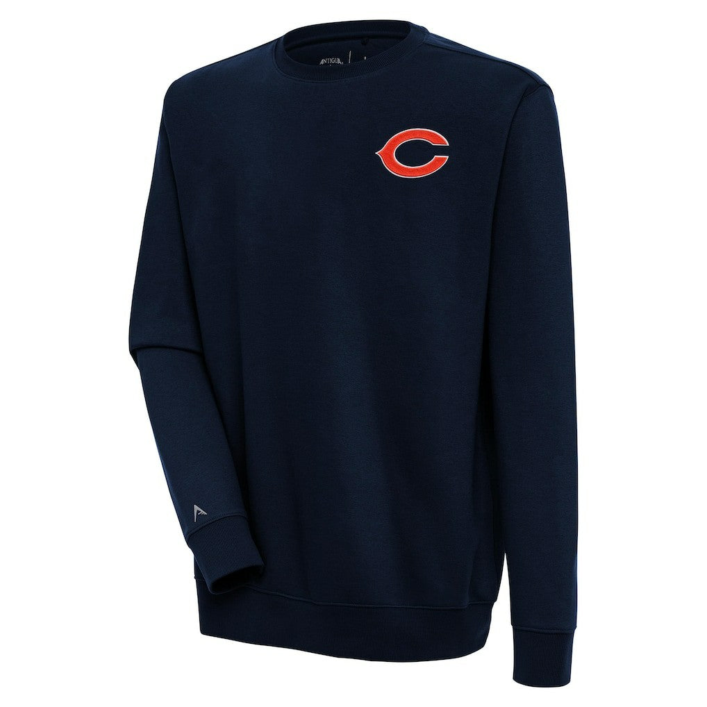 Chicago Bears Antigua Victory Pullover Sweatshirt - Navy - NFL