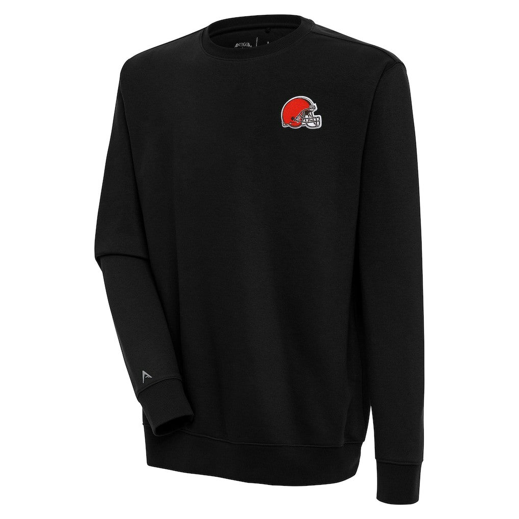 Cleveland Browns Antigua Victory Pullover Sweatshirt - Black - NFL