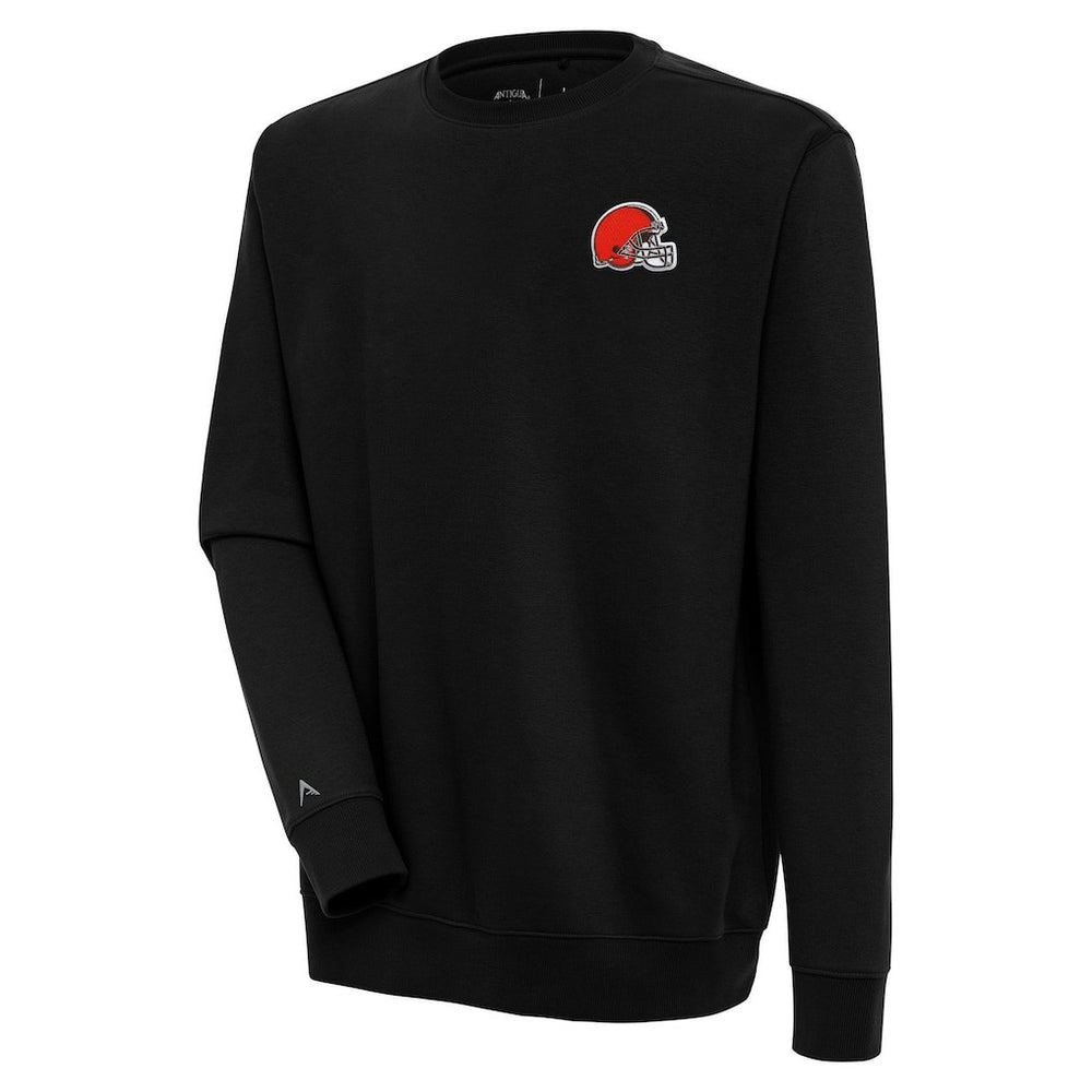 Cleveland Browns Antigua Victory Pullover Sweatshirt - Black - NFL