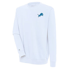 Detroit Lions Antigua Victory Pullover Sweatshirt - White - NFL