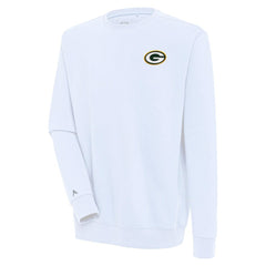 Green Bay Packers Antigua Victory Pullover Sweatshirt - White - NFL