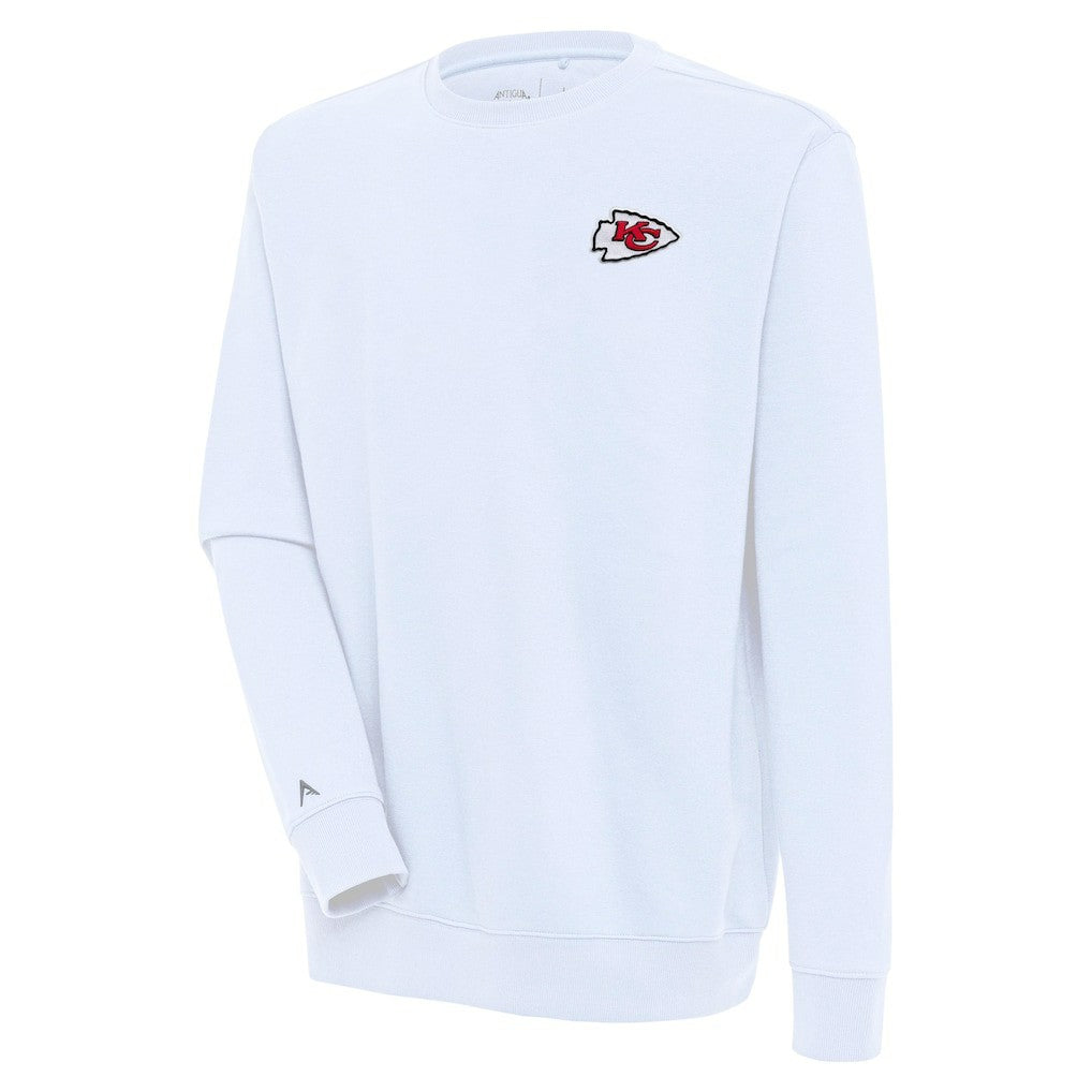 Kansas City Chiefs Antigua Victory Pullover Sweatshirt - White - NFL