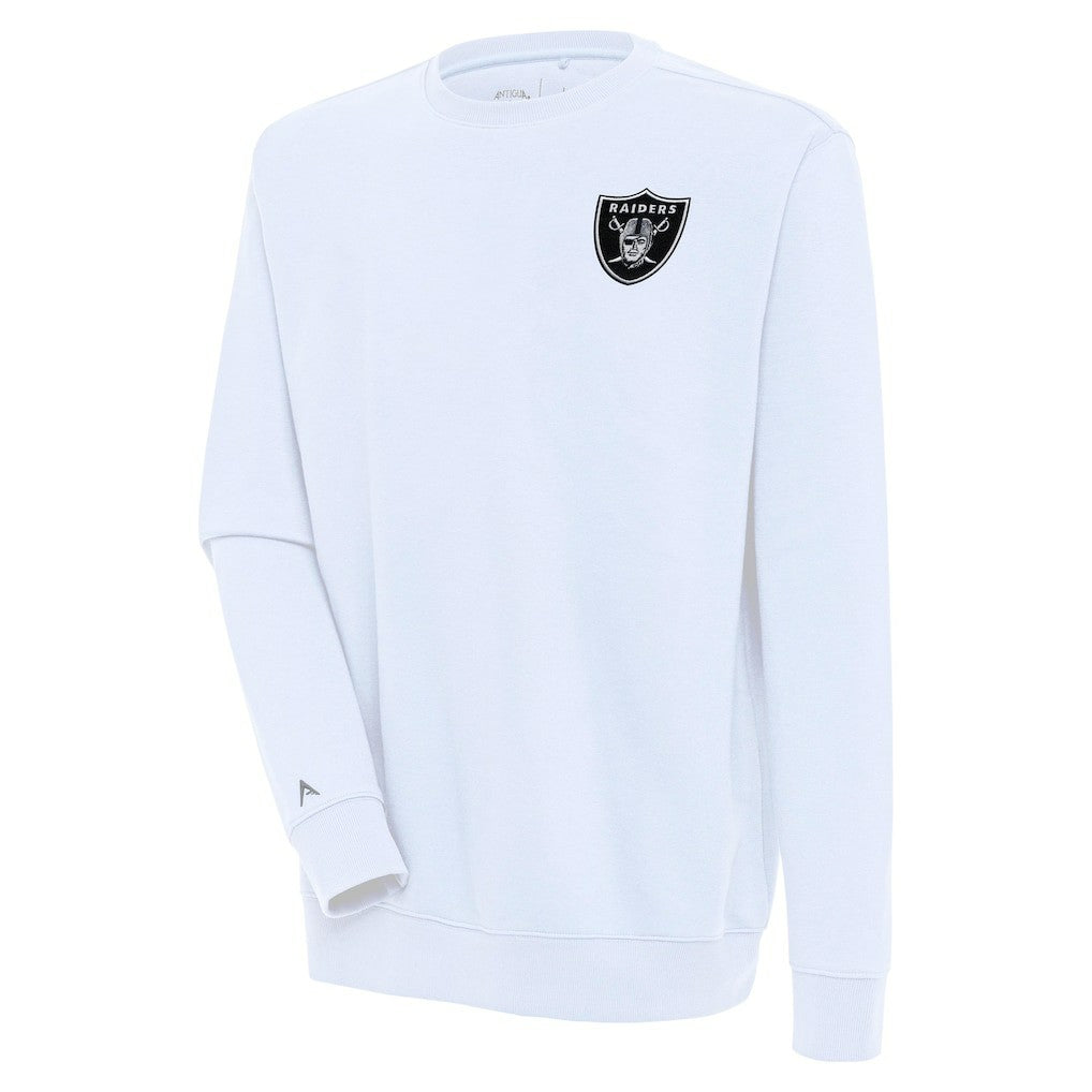 Las Vegas Raiders Antigua Victory Pullover Sweatshirt - White - NFL