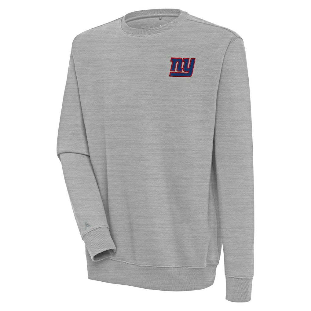 New York Giants Antigua Victory Pullover Sweatshirt - Heather Gray - NFL
