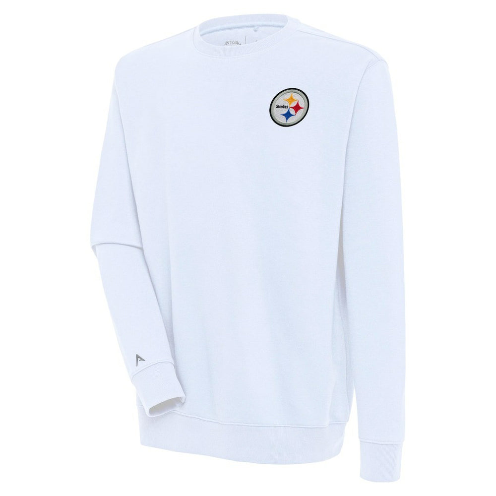 Pittsburgh Steelers Antigua Victory Pullover Sweatshirt - White - NFL