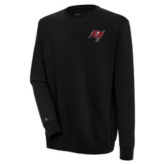 Tampa Bay Buccaneers Antigua Victory Pullover Sweatshirt - Black - NFL