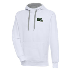 Green Bay Packers Antigua Victory Pullover Hoodie - White - NFL