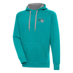 Miami Dolphins Antigua Victory Pullover Hoodie - Aqua - NFL