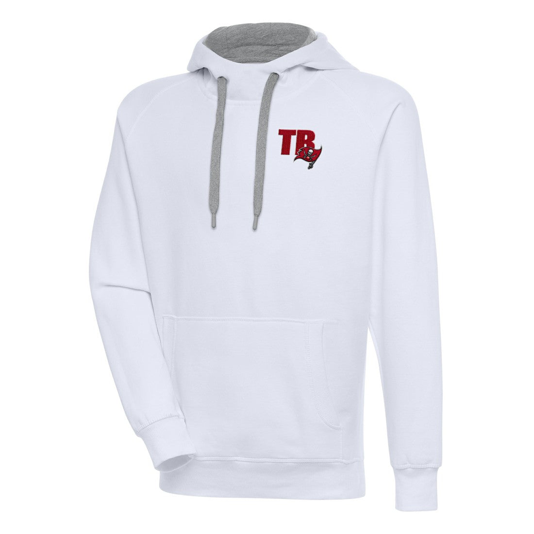 Tampa Bay Buccaneers Antigua Victory Pullover Hoodie - White - NFL