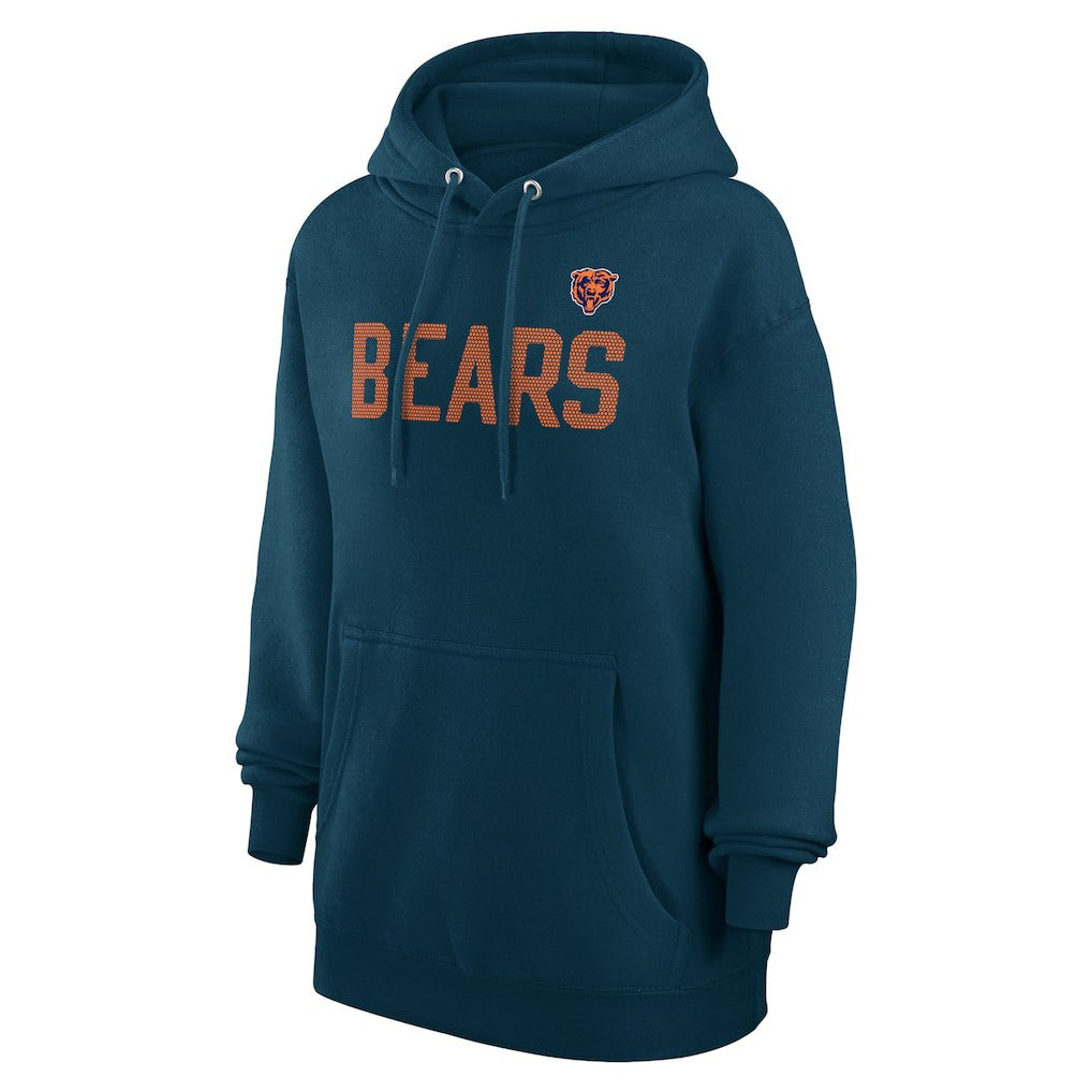 Chicago Bears G-III 4Her by Carl Banks Women's Dot Print Pullover Hoodie - Navy - NFL