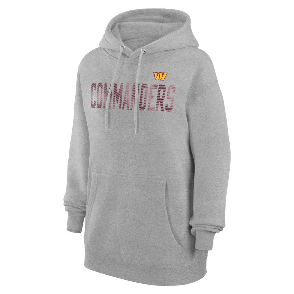 Washington Commanders G-III 4Her by Carl Banks Women's Dot Print Pullover Hoodie - Heather Gray - NFL