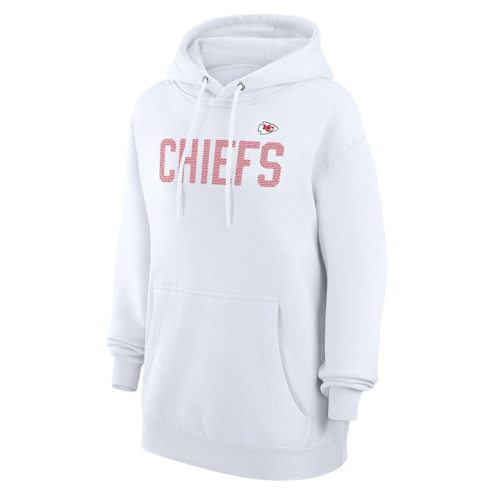 Kansas City Chiefs G-III 4Her by Carl Banks Women's Dot Print Pullover Hoodie - White - NFL