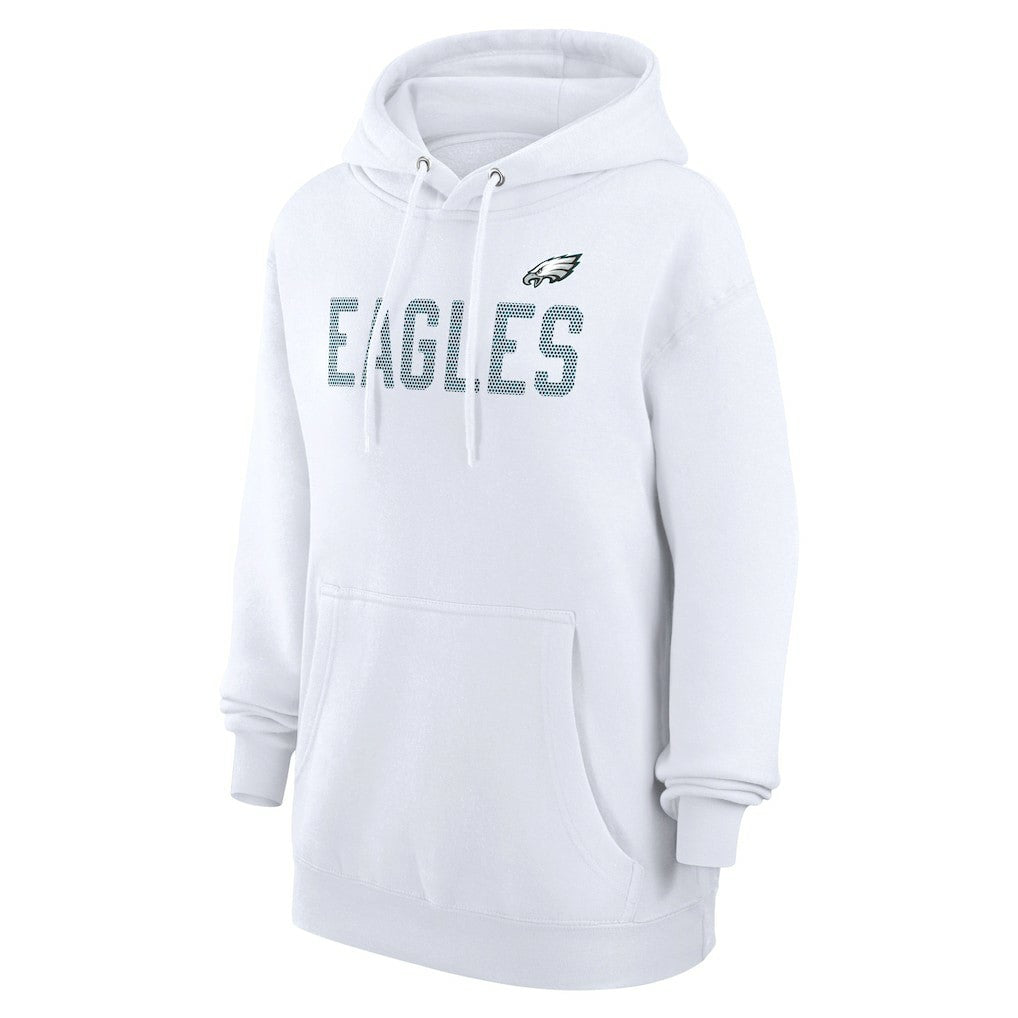 Philadelphia Eagles G-III 4Her by Carl Banks Women's Dot Print Pullover Hoodie - White - NFL