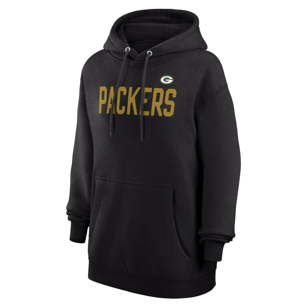Green Bay Packers G-III 4Her by Carl Banks Women's Dot Print Pullover Hoodie - Black - NFL