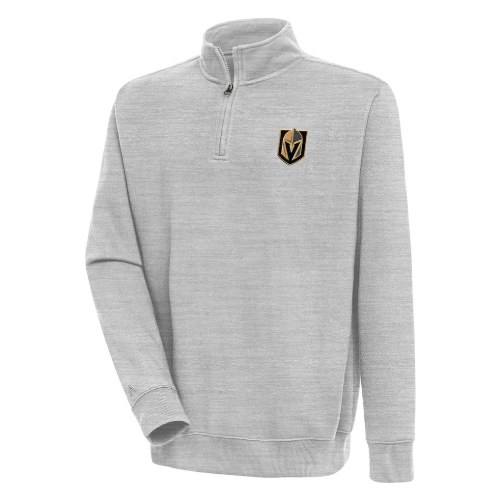 Vegas Golden Knights Antigua Victory Quarter-Zip Pullover Top - Heather Gray | NHL online