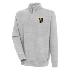 Vegas Golden Knights Antigua Victory Quarter-Zip Pullover Top - Heather Gray | NHL online