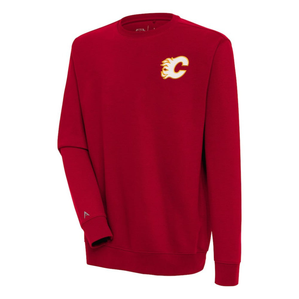 Calgary Flames Antigua Victory Pullover Sweatshirt - Red | NHL near me