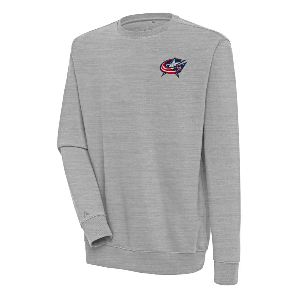Columbus Blue Jackets Antigua Victory Pullover Sweatshirt - Heather Gray | NHL online