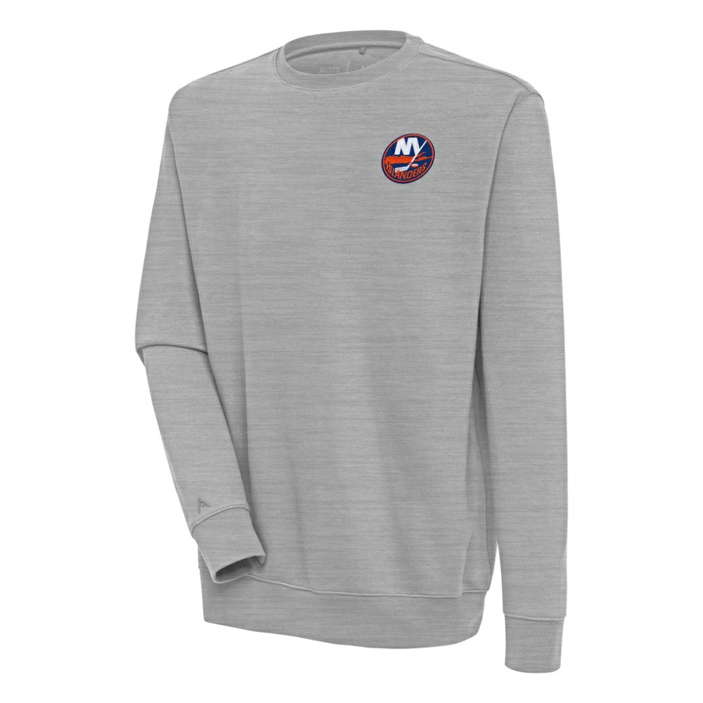 New York Islanders Antigua Victory Pullover Sweatshirt - Heather Gray | NHL near me