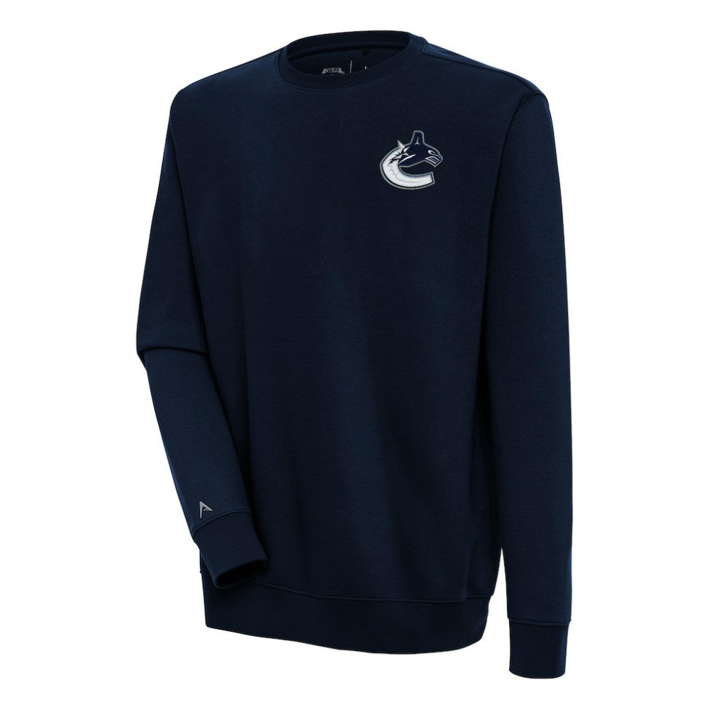 Vancouver Canucks Antigua Victory Pullover Sweatshirt - Navy | NHL on sale