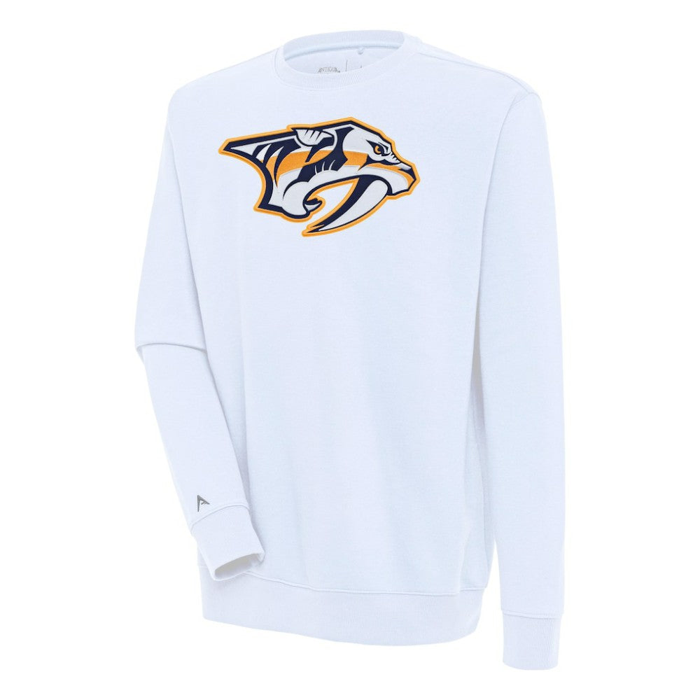 Nashville Predators Antigua Victory Pullover Sweatshirt - White | NHL online