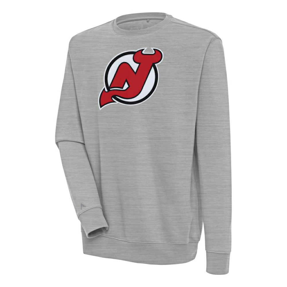 New Jersey Devils Antigua Victory Pullover Sweatshirt - Heather Gray | NHL online