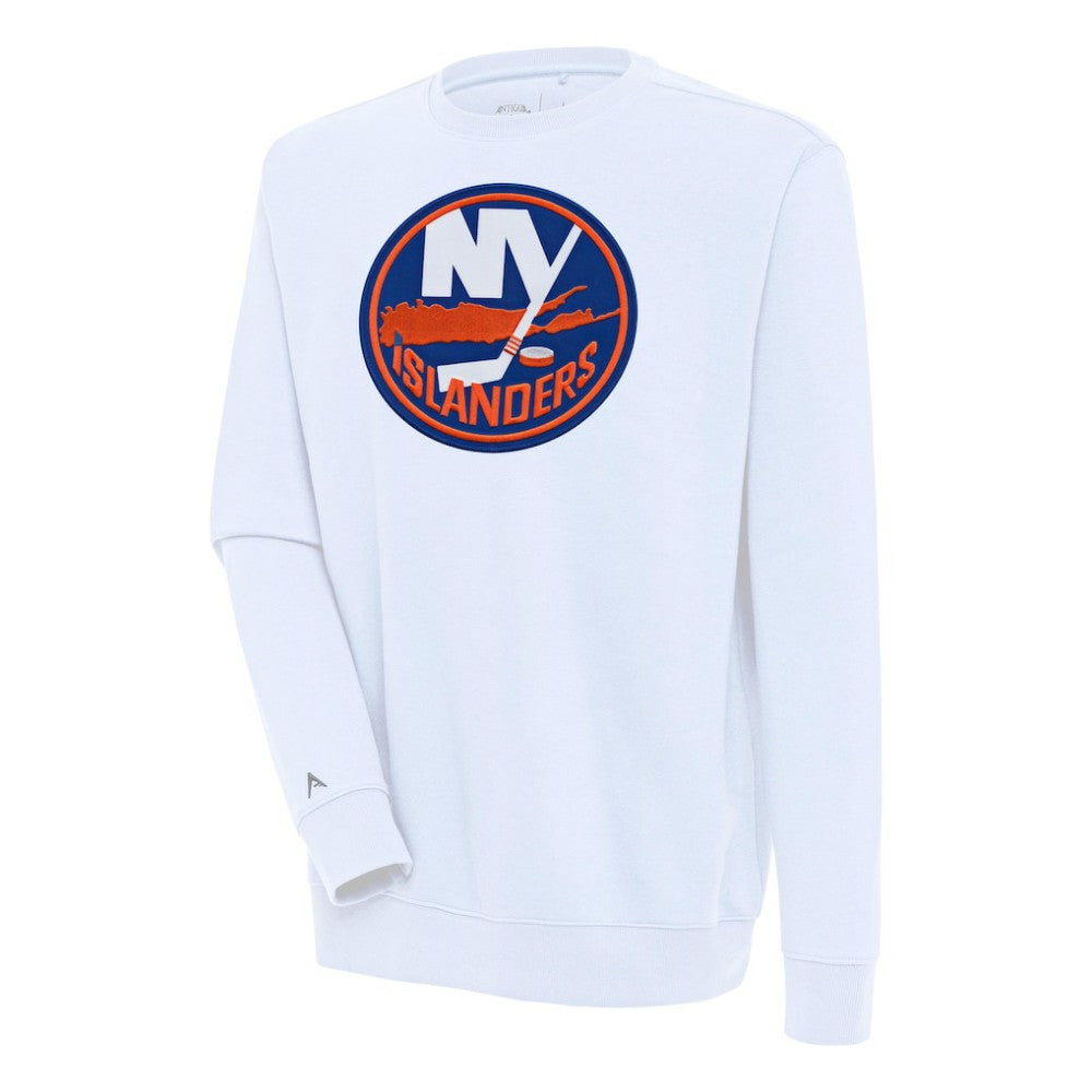 New York Islanders Antigua Victory Pullover Sweatshirt - White | NHL online