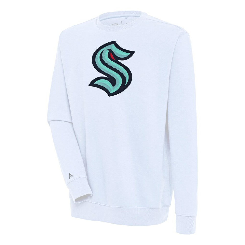 Seattle Kraken Antigua Victory Pullover Sweatshirt - White | NHL sale