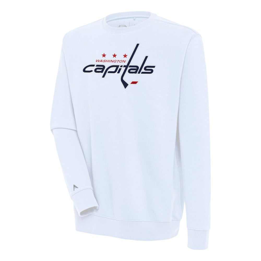 Washington Capitals Antigua Victory Pullover Sweatshirt - White | NHL near me