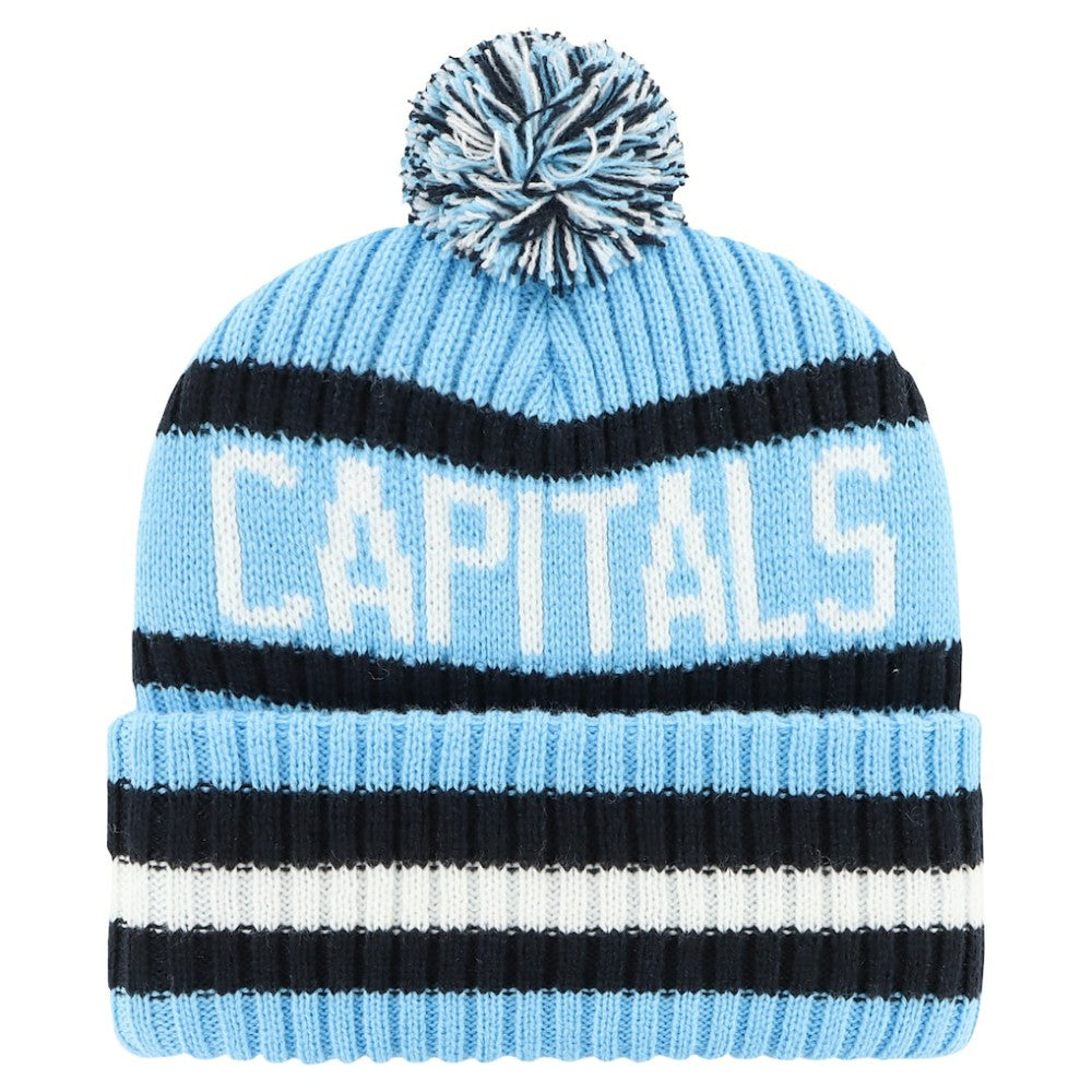 Washington Capitals '47 Cherry Blossom Bering Cuffed Knit Hat with Pom - Light Blue | 47 brand Clearance