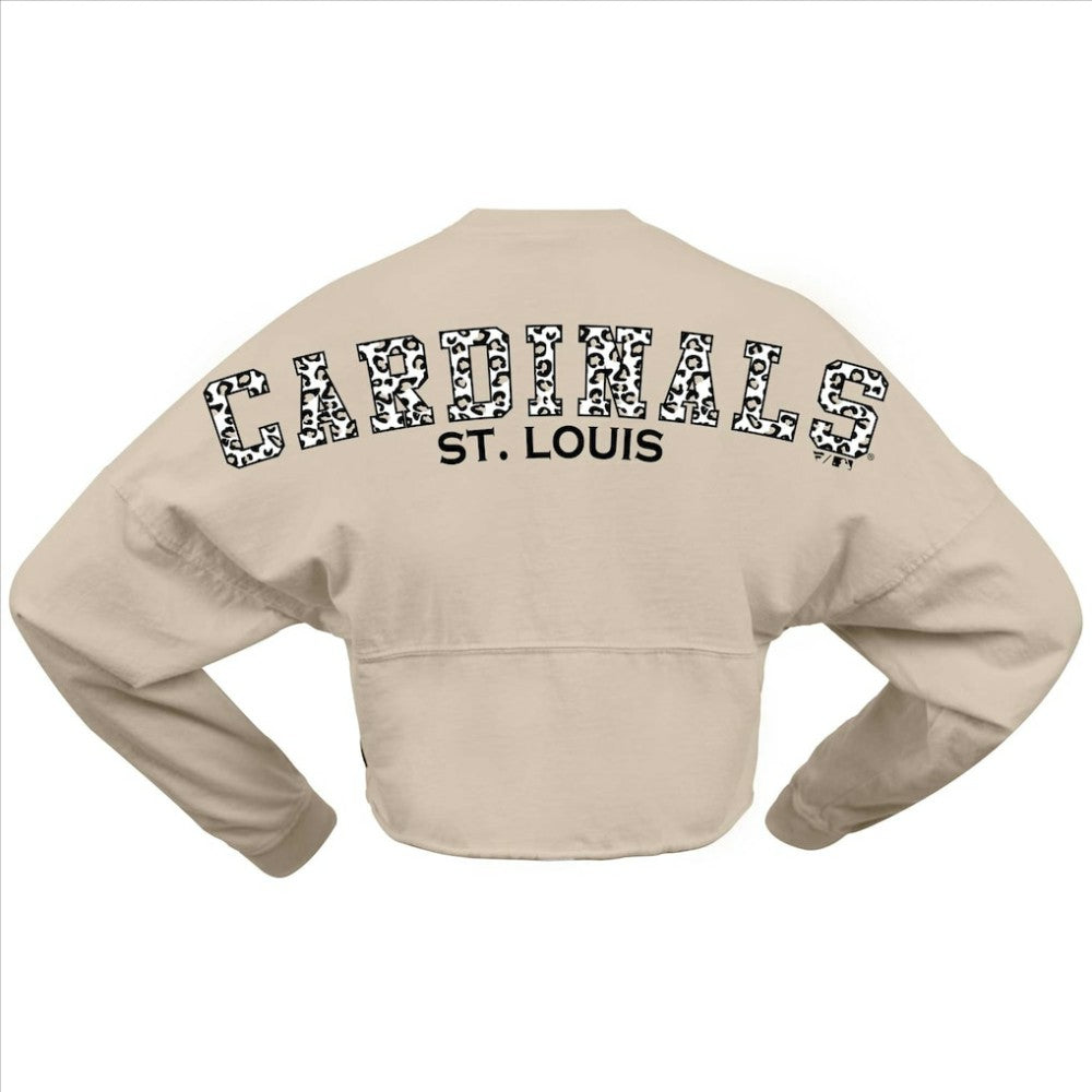 St. Louis Cardinals Fanatics Women's Long Sleeve Cropped Jersey T-Shirt for sale