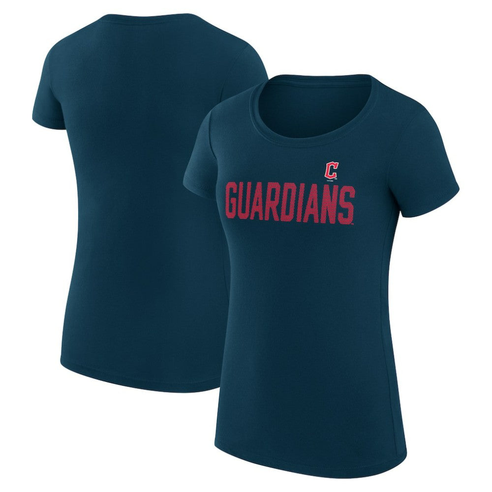Cleveland Guardians G-III 4Her by Carl Banks Women's Super-Slim Fit Lightweight Dot Print T-Shirt Near Me