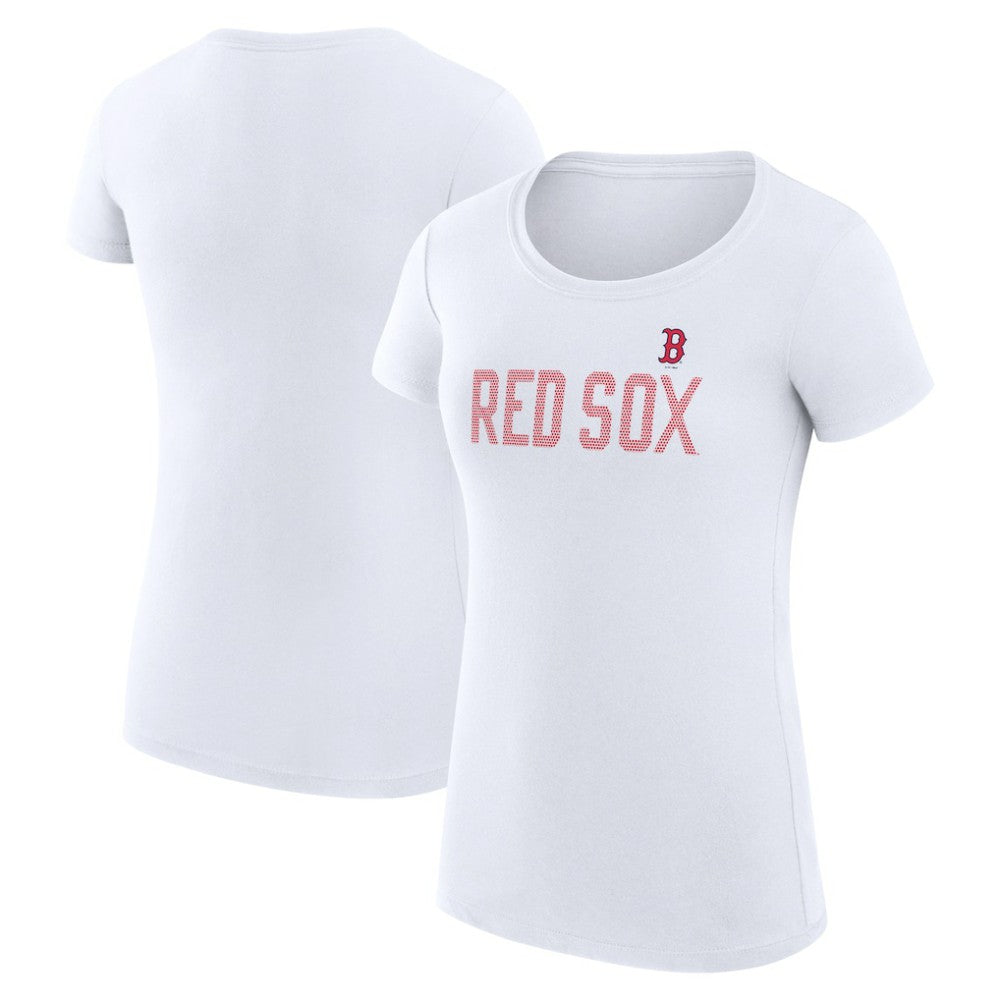 Boston Red Sox G-III 4Her by Carl Banks Women's Super-Slim Fit Lightweight Dot Print T-Shirt Online
