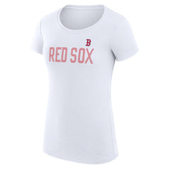 Boston Red Sox G-III 4Her by Carl Banks Women's Super-Slim Fit Lightweight Dot Print T-Shirt Online