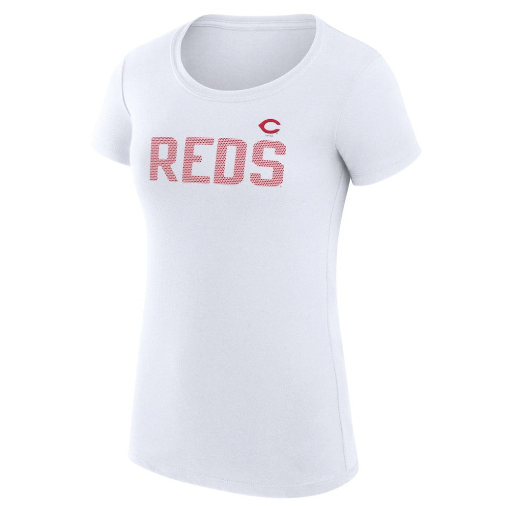 Cincinnati Reds G-III 4Her by Carl Banks Women's Super-Slim Fit Lightweight Dot Print T-Shirt Near Me