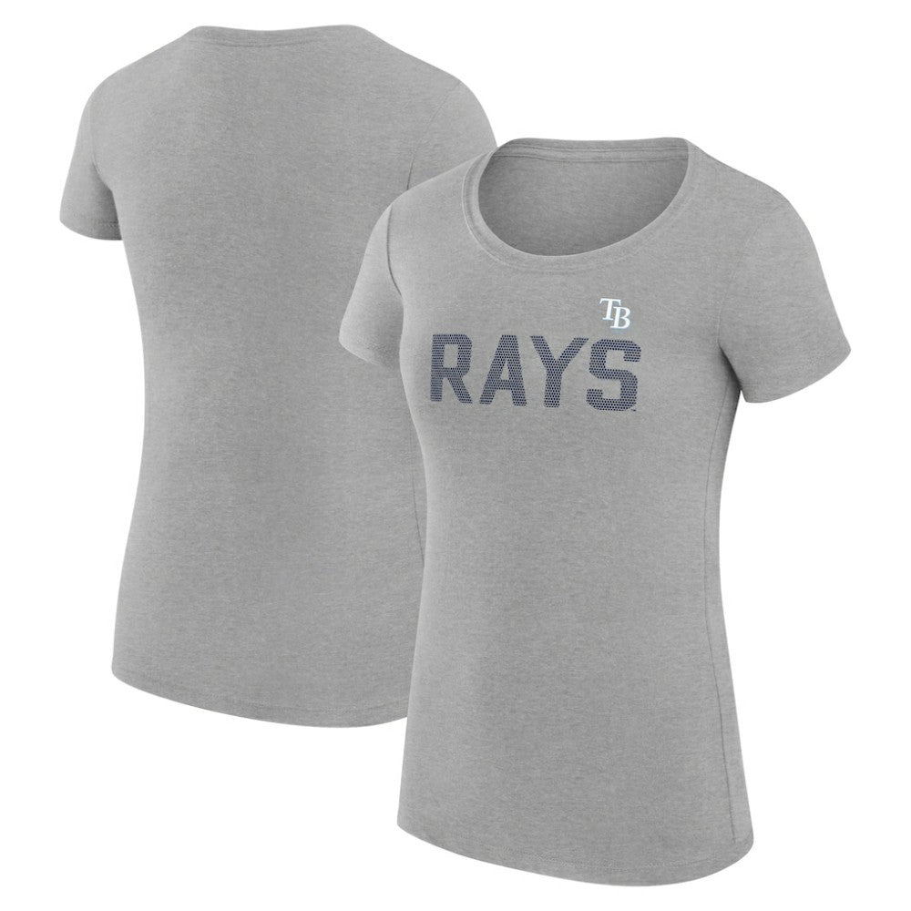 Tampa Bay Rays G-III 4Her by Carl Banks Women's Super-Slim Fit Lightweight Dot Print T-Shirt Sale