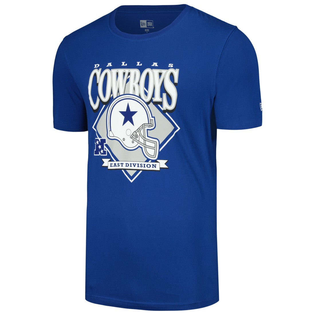 Dallas Cowboys New Era Helmet Historic Marks T-Shirt - Royal - NFL