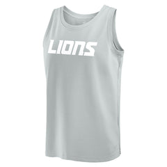 Detroit Lions Elements Tank Top - Gray - Fanatics