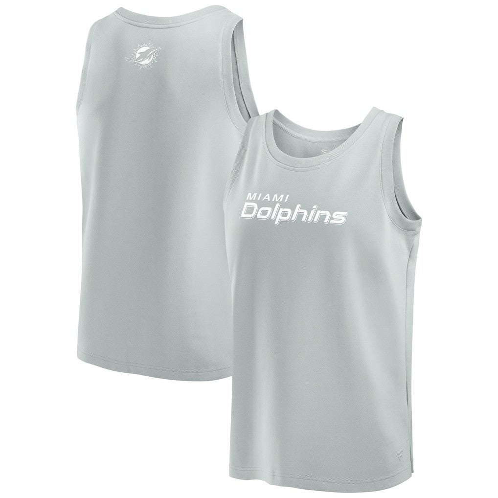 Miami Dolphins Elements Tank Top - Gray - Fanatics