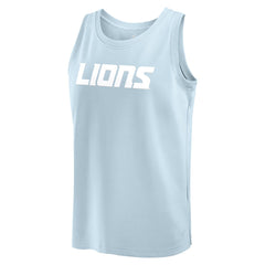 Detroit Lions Elements Tank Top - Light Blue - Fanatics
