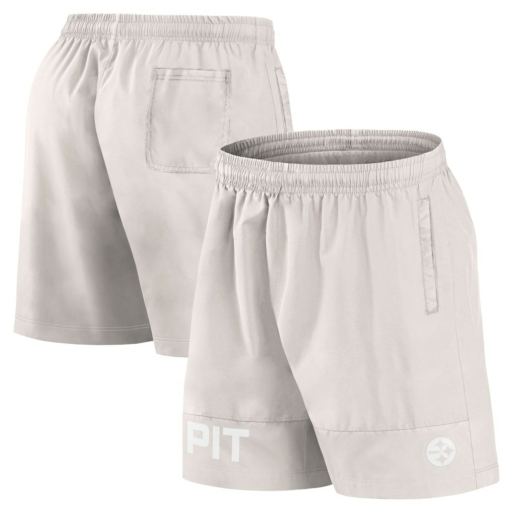Pittsburgh Steelers Elements Shorts - Cream - Fanatics