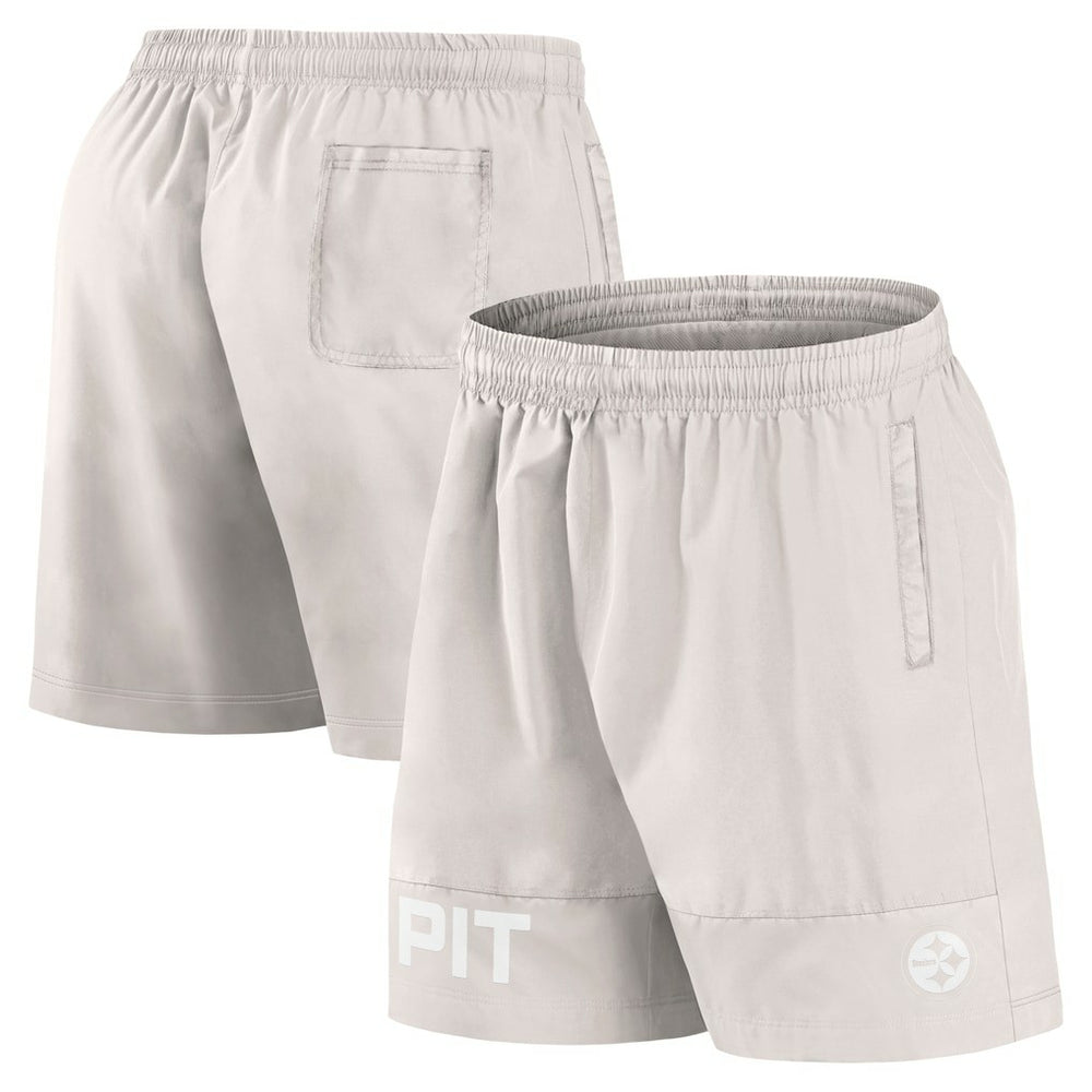 Pittsburgh Steelers Elements Shorts - Cream - Fanatics