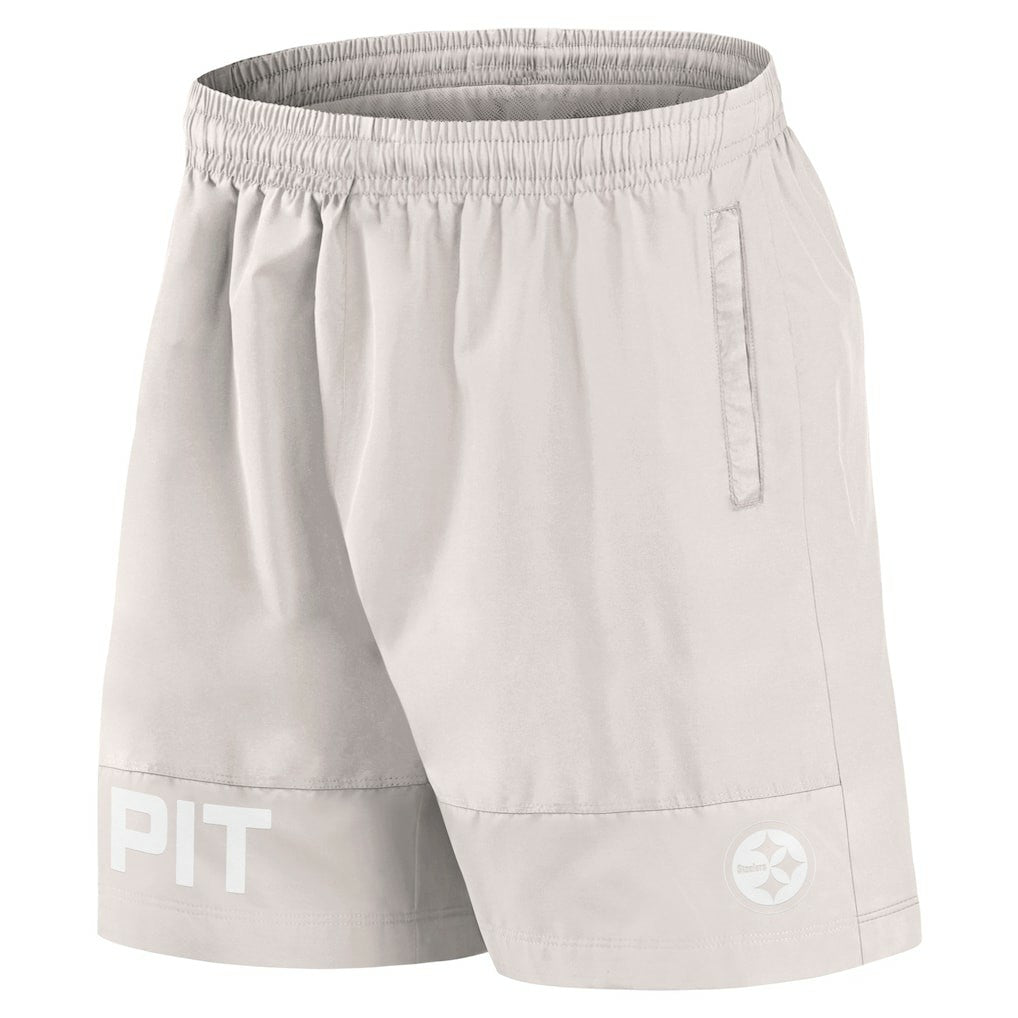 Pittsburgh Steelers Elements Shorts - Cream - Fanatics