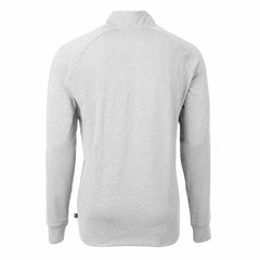 Green Bay Packers Cutter & Buck Big & Tall Adapt Eco Knit Quarter-Zip Pullover Top - Heather Gray - NFL