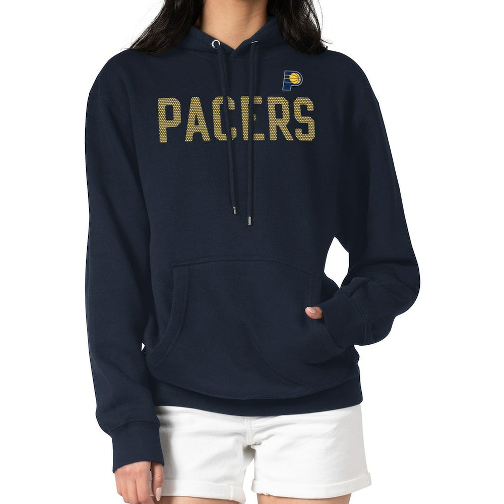 Indiana Pacers G-III 4Her by Carl Banks Women's Dot Print Pullover Hoodie Navy