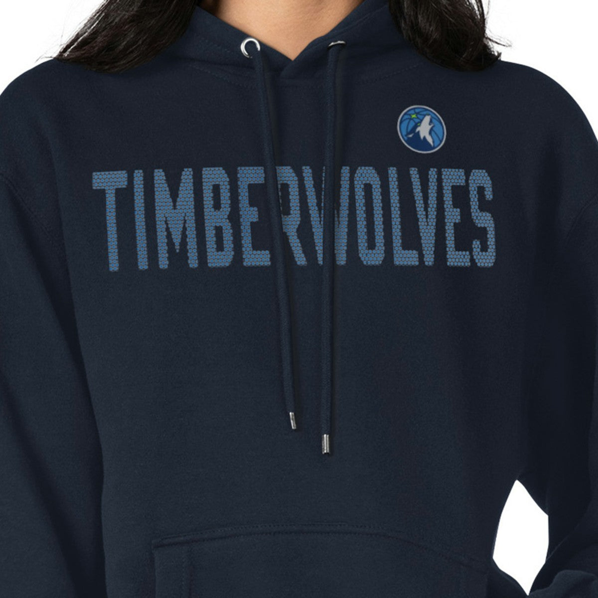 Minnesota Timberwolves G-III 4Her by Carl Banks Women's Dot Print Pullover Hoodie Navy