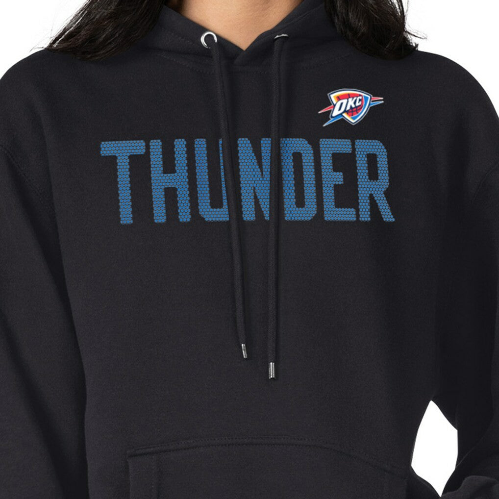 Oklahoma City Thunder G-III 4Her by Carl Banks Women's Dot Print Pullover Hoodie Black