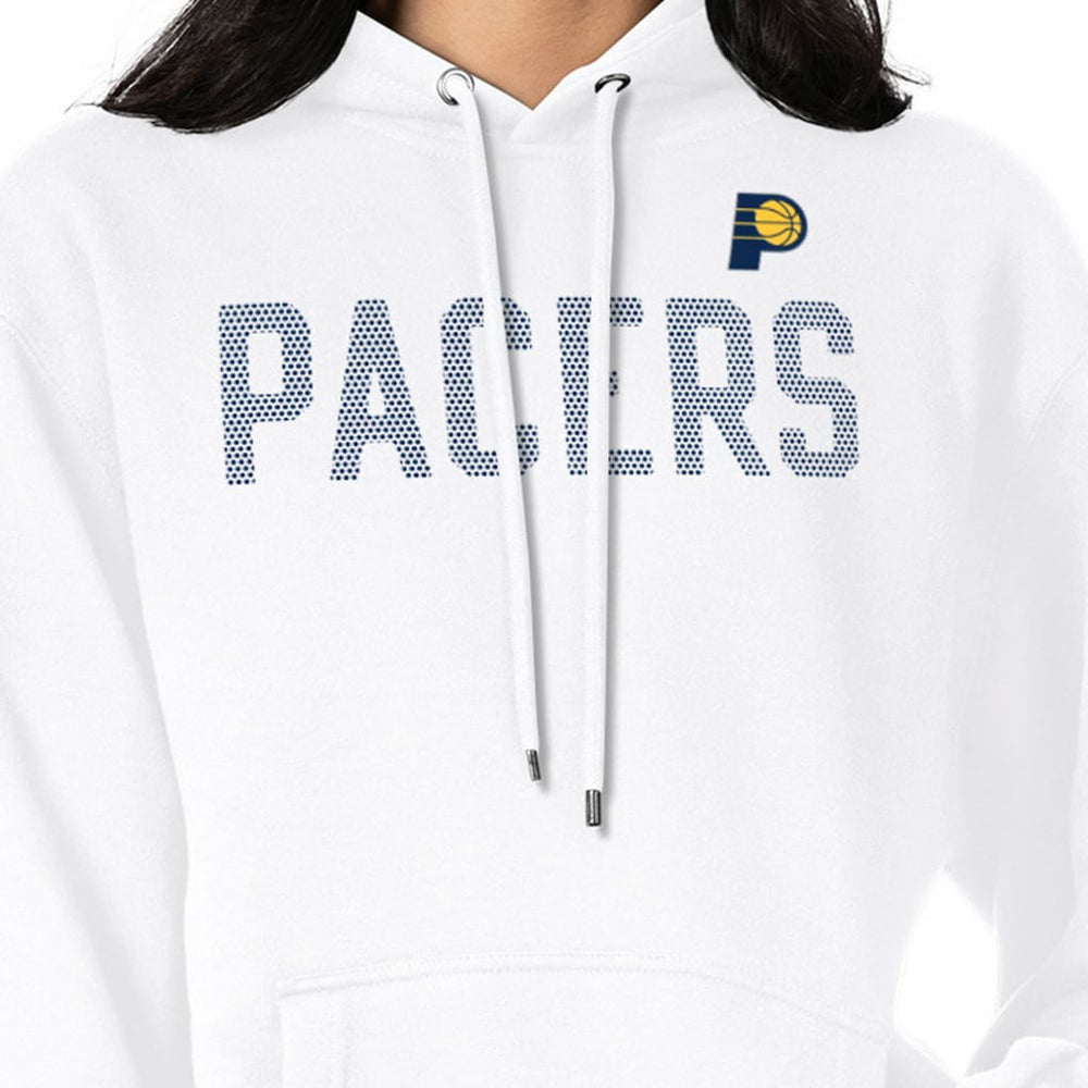 Indiana Pacers G-III 4Her by Carl Banks Women's Dot Print Pullover Hoodie White