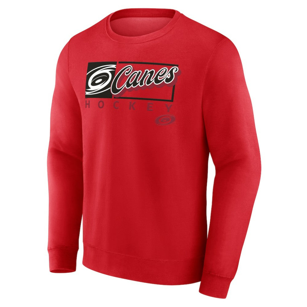 Carolina Hurricanes Fanatics Focus Fleece Pullover Sweatshirt - Red | Fanatics on sale
