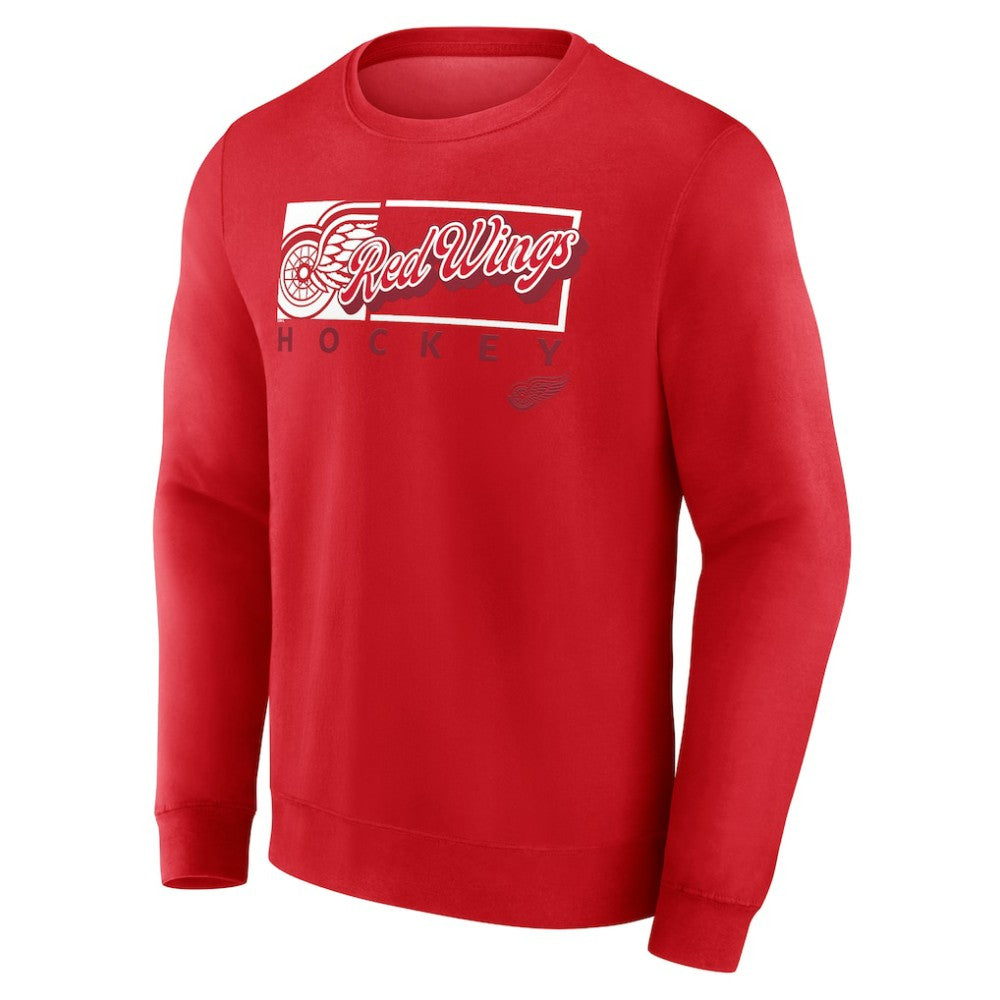 Detroit Red Wings Fanatics Focus Fleece Pullover Sweatshirt - Red | Fanatics sale